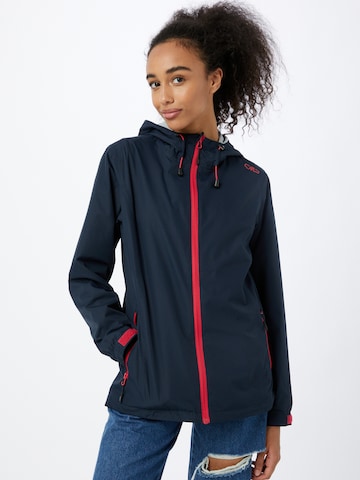 CMP Outdoorjas in Blauw: voorkant