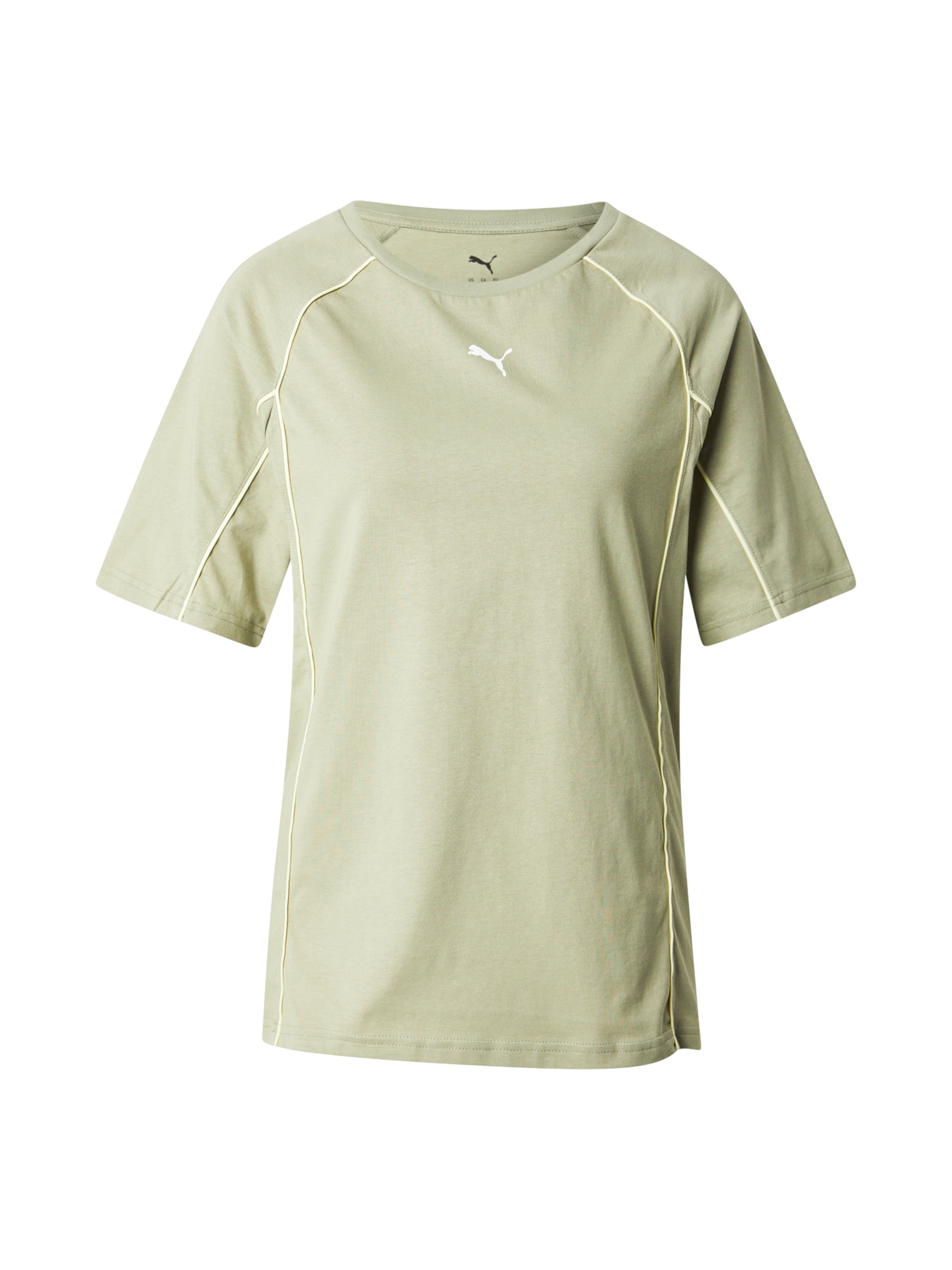 PUMA Функциональная футболка в Зеленый: спереди