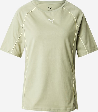 PUMA Toiminnallinen paita värissä vaaleanvihreä / valkoinen, Tuotenäkymä