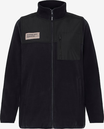 Oxmo - Chaqueta polar 'Nete' en negro: frente