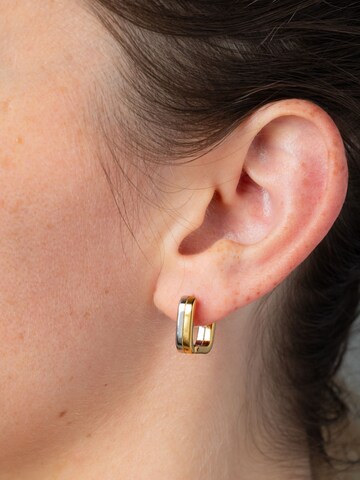 YParis - Pendientes 'Boucle Nicky Bi' en oro