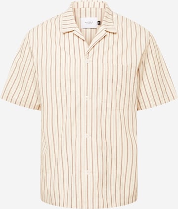 Coupe regular Chemise Rotholz en beige : devant