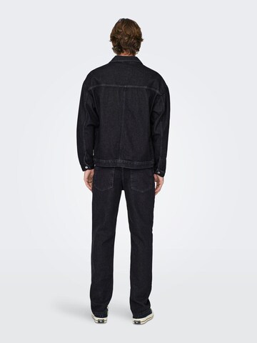 Only & Sons Between-Season Jacket 'Rick' in Black