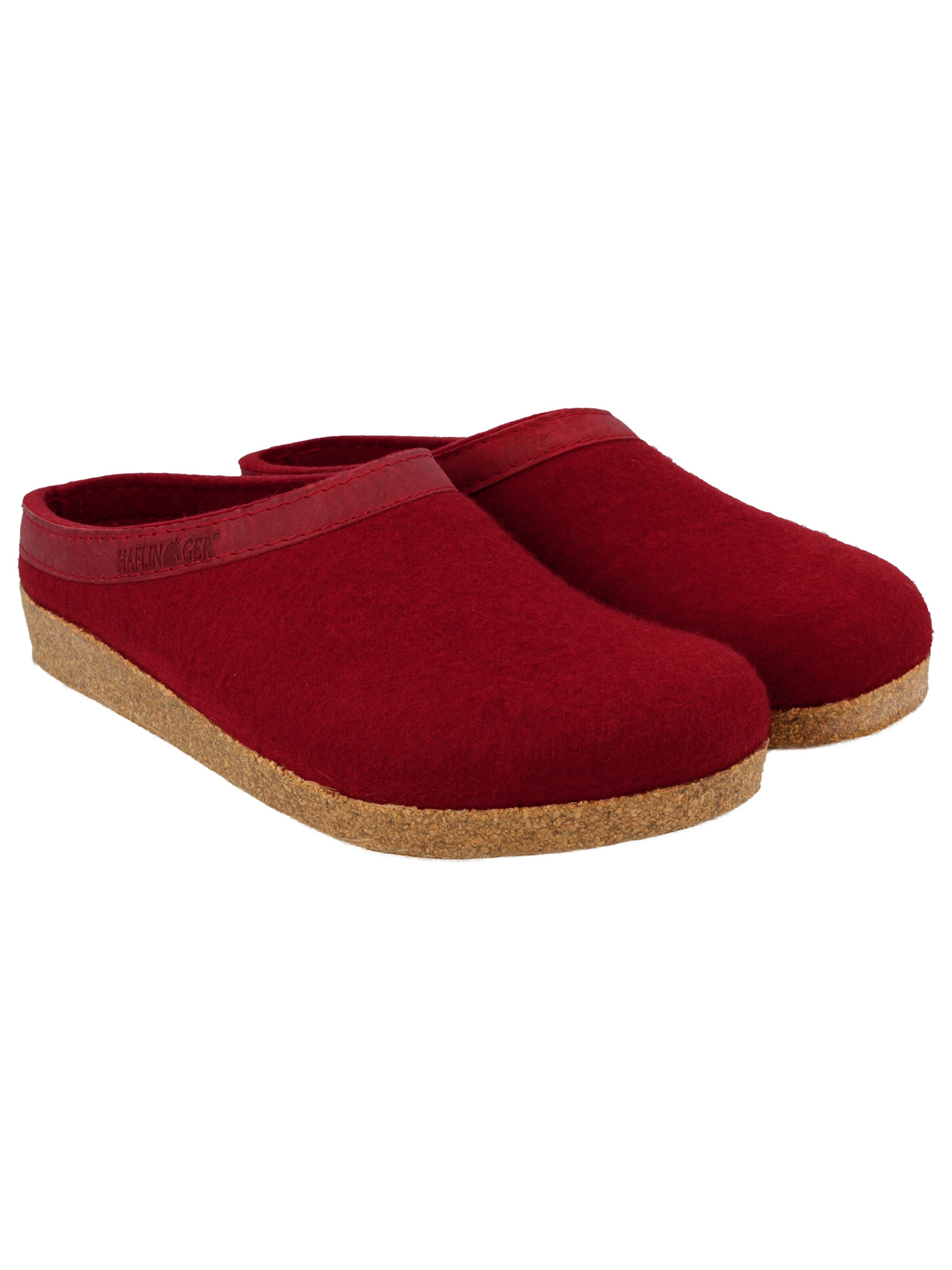 HAFLINGER Slippers 'Grizzly Torben' in Red