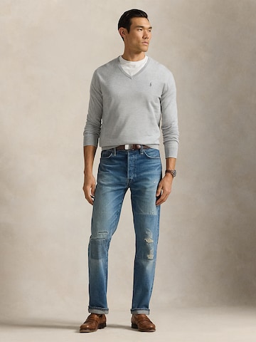 Pullover 'LS SF VN PP-LONG SLEEVE-SWEATER' di Polo Ralph Lauren in grigio