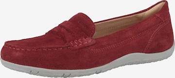 GEOX Moccasins 'Vega' in Red: front