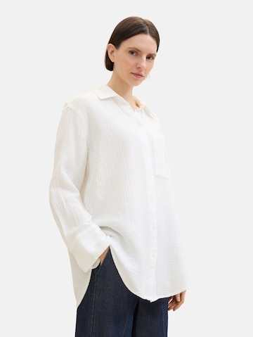 TOM TAILOR Blouse in Wit