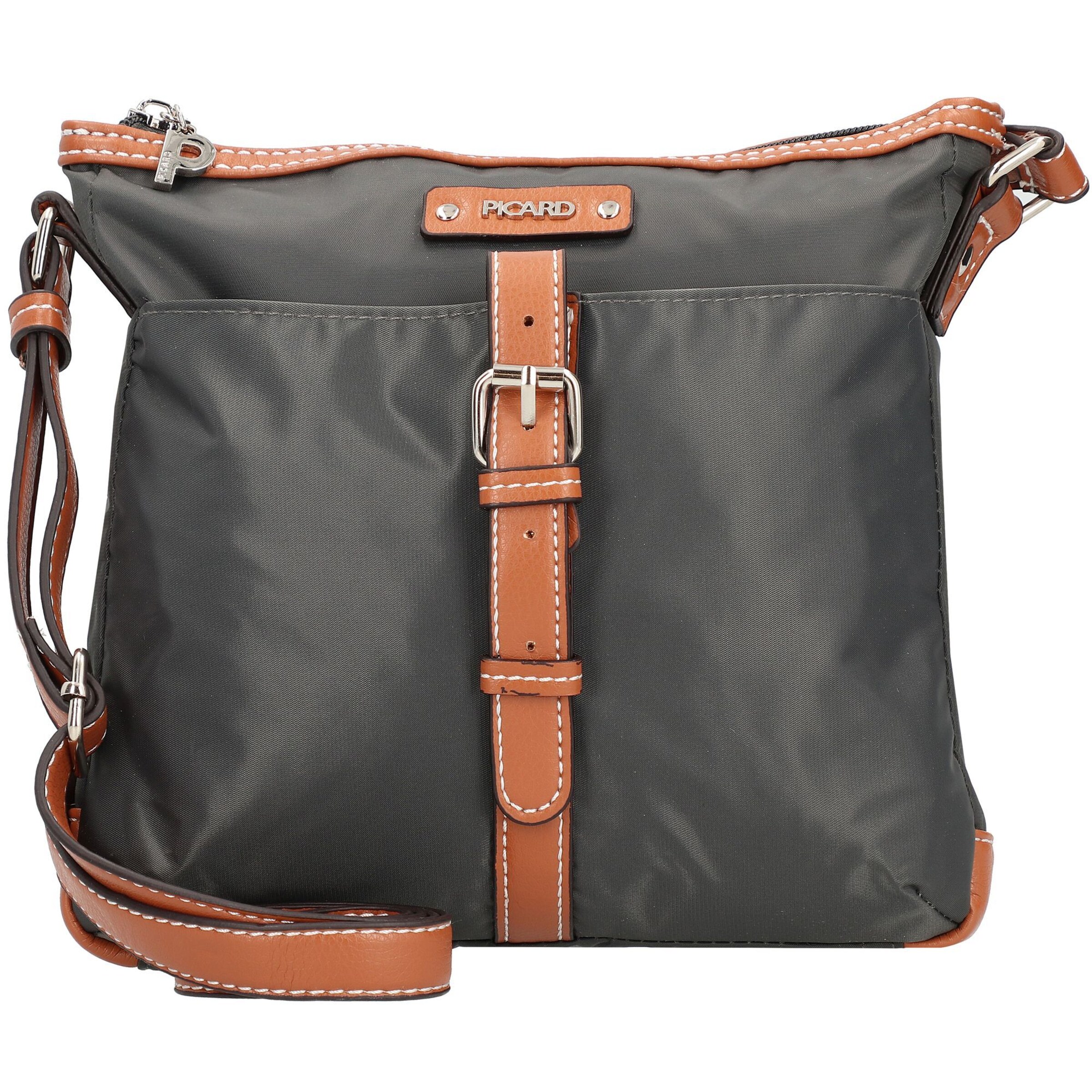 Picard Schoudertas in Grijs: voorkant