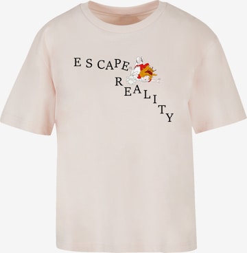 F4NT4STIC Shirt 'Alice im Wunderland Escape' in Beige: front