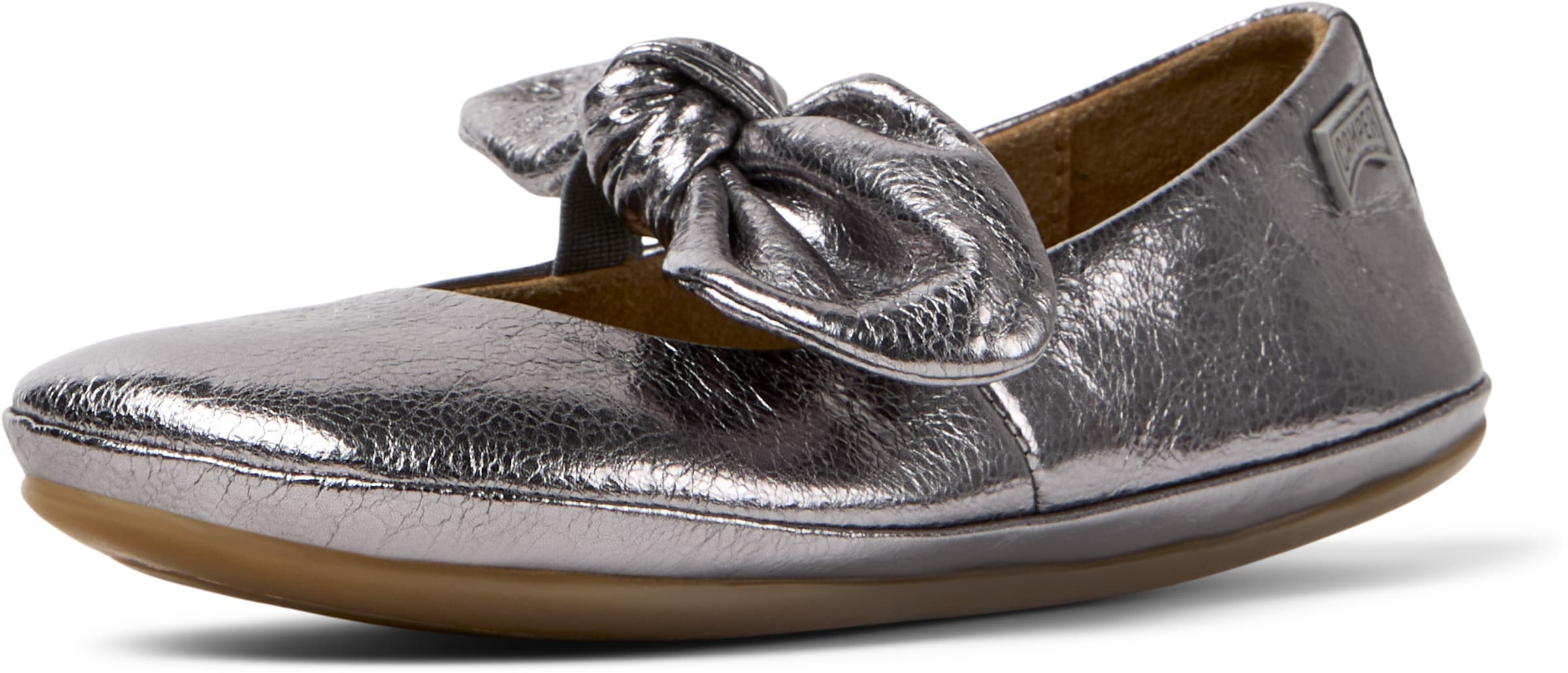 CAMPER Ballerina 'Right' in Grau: Vorderseite