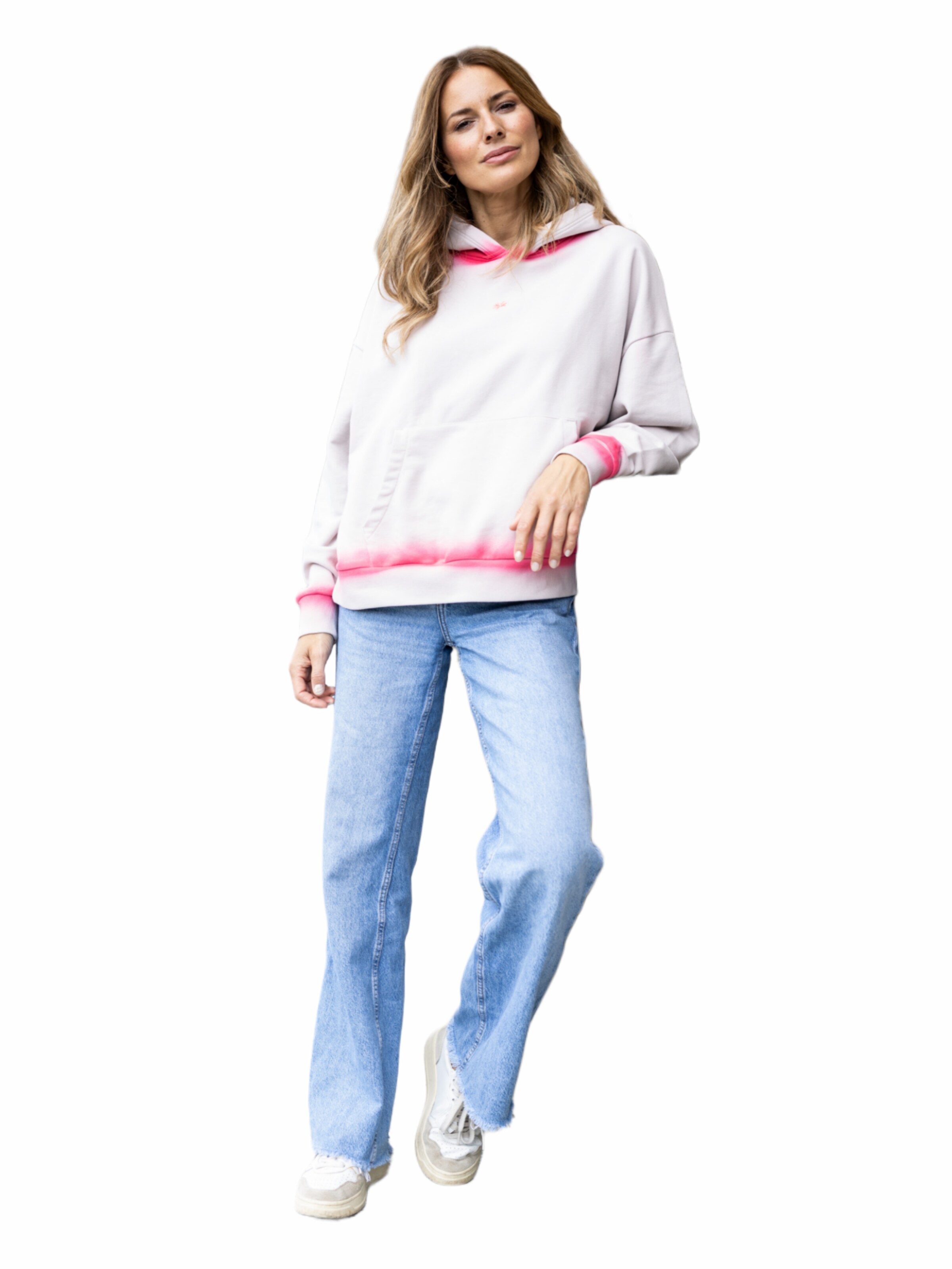 LIKS. Munich Sweatshirt 'DO IT' in Beige