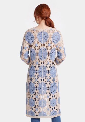 Manteau en tricot 'Resortwear' usha FESTIVAL en bleu