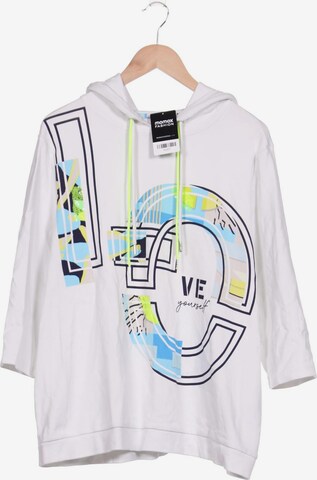 CECIL Sweatshirt & Zip-Up Hoodie in XXL in White: front