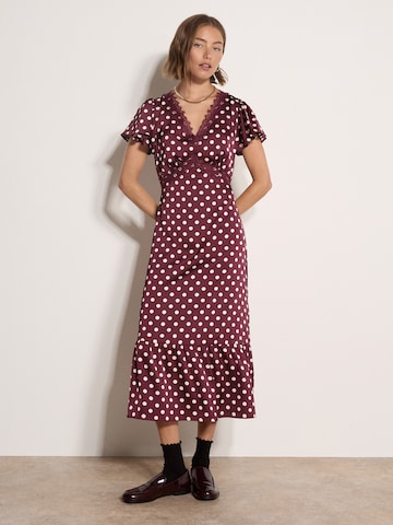 Apricot Jurk ' ' in Rood: voorkant