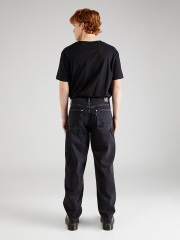 LEVI'S ® Loosefit Jeans 'Silvertab Baggy Carpenter' in Zwart