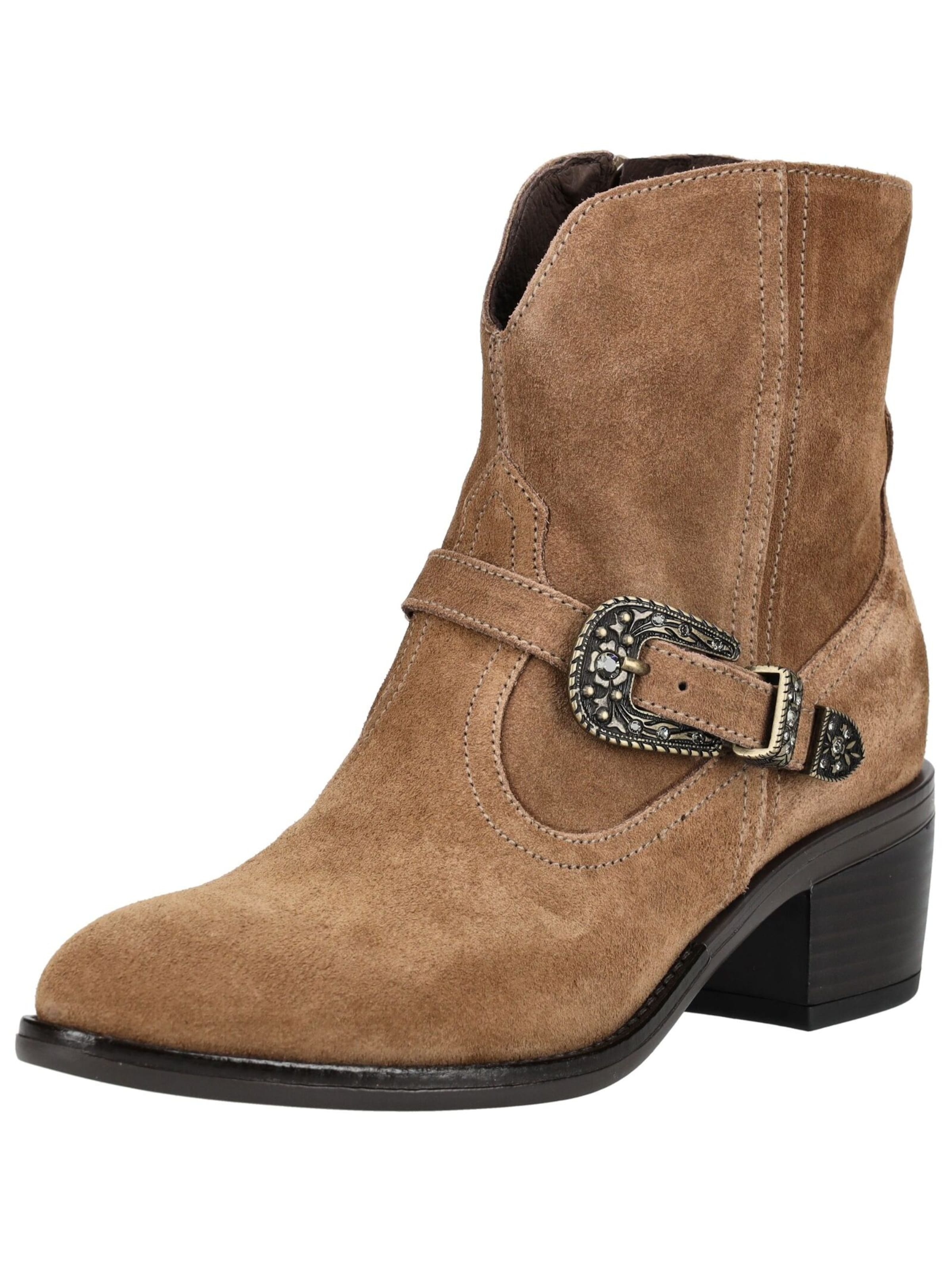 Stivale da cowboy 'Basel' di Nero Giardini in marrone: frontale