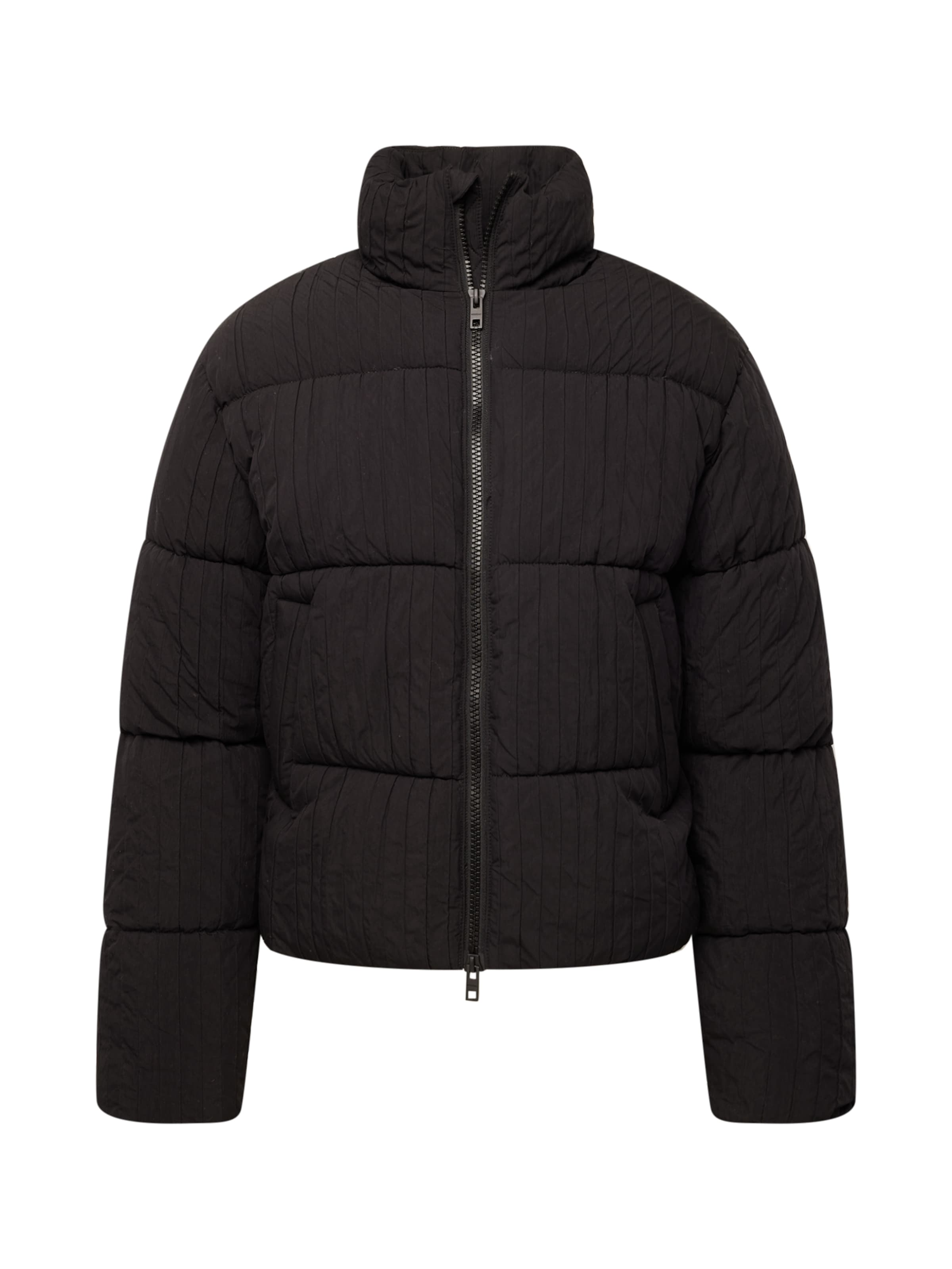 WEEKDAY Демисезонная куртка 'Ben' в Черный: спереди