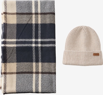 Barbour - Gorra 'Pendle' en beige: frente