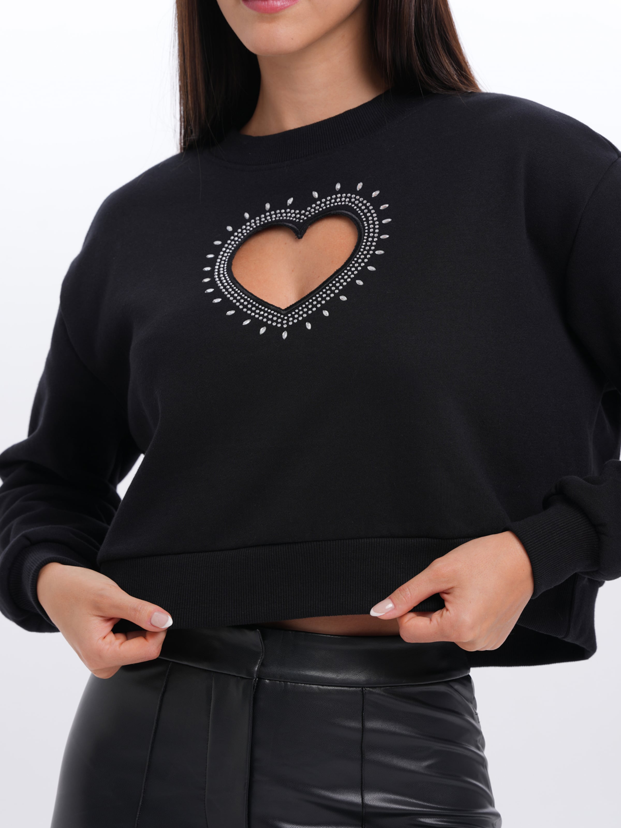 MYLAVIE by Sarah HarrisonSweater majica - crna boja
