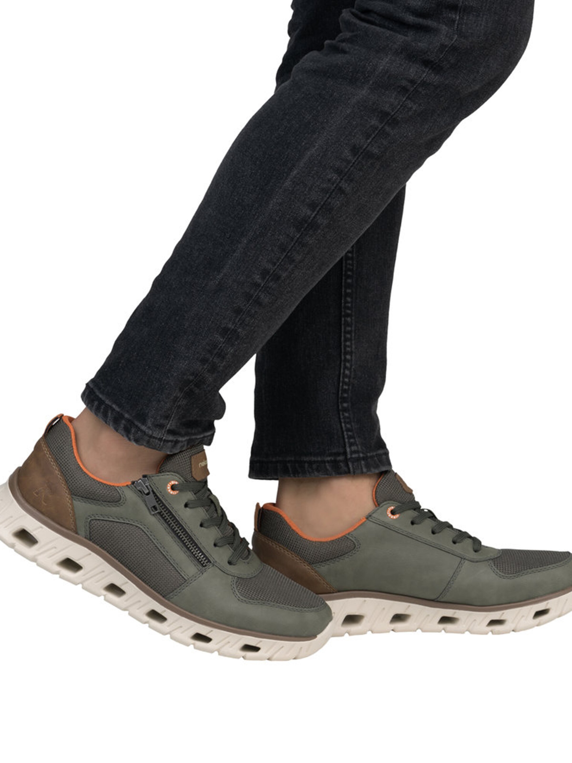 Rieker Sport Ниски маратонки в зелено