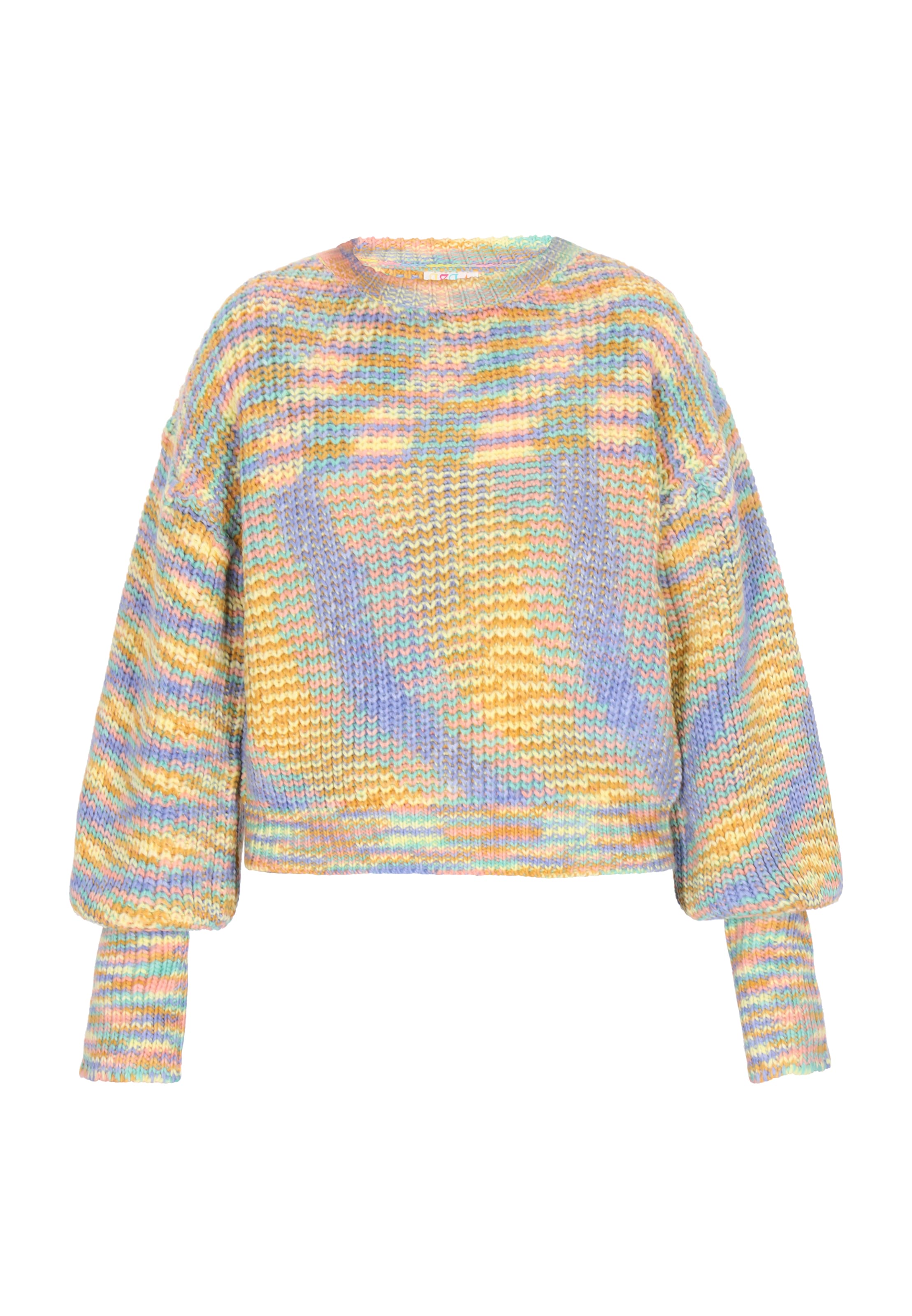 Pull-over IZIA en bleu : devant