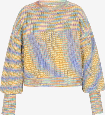 Pull-over IZIA en bleu : devant