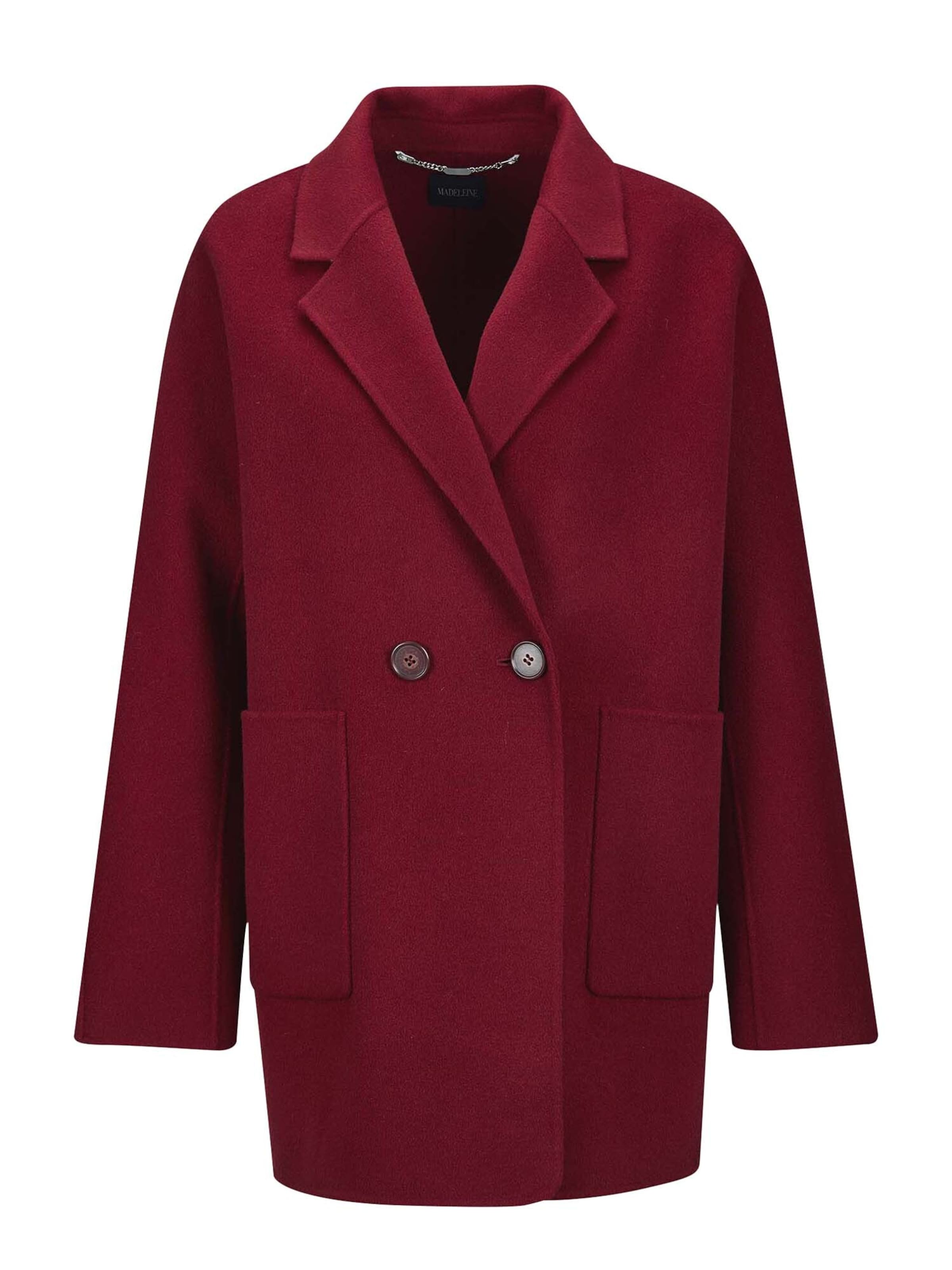 MADELEINE Tussenmantel in Rood: voorkant