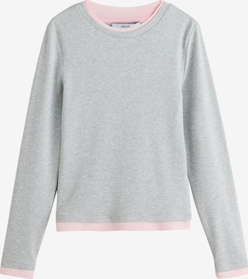 Next Shirt in Grau: Vorderseite