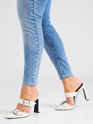 ONLY Carmakoma Skinny Jeans 'CARWILLY' in Blauw