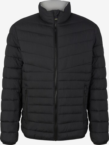 TOM TAILOR Between-season jacket in Black: front