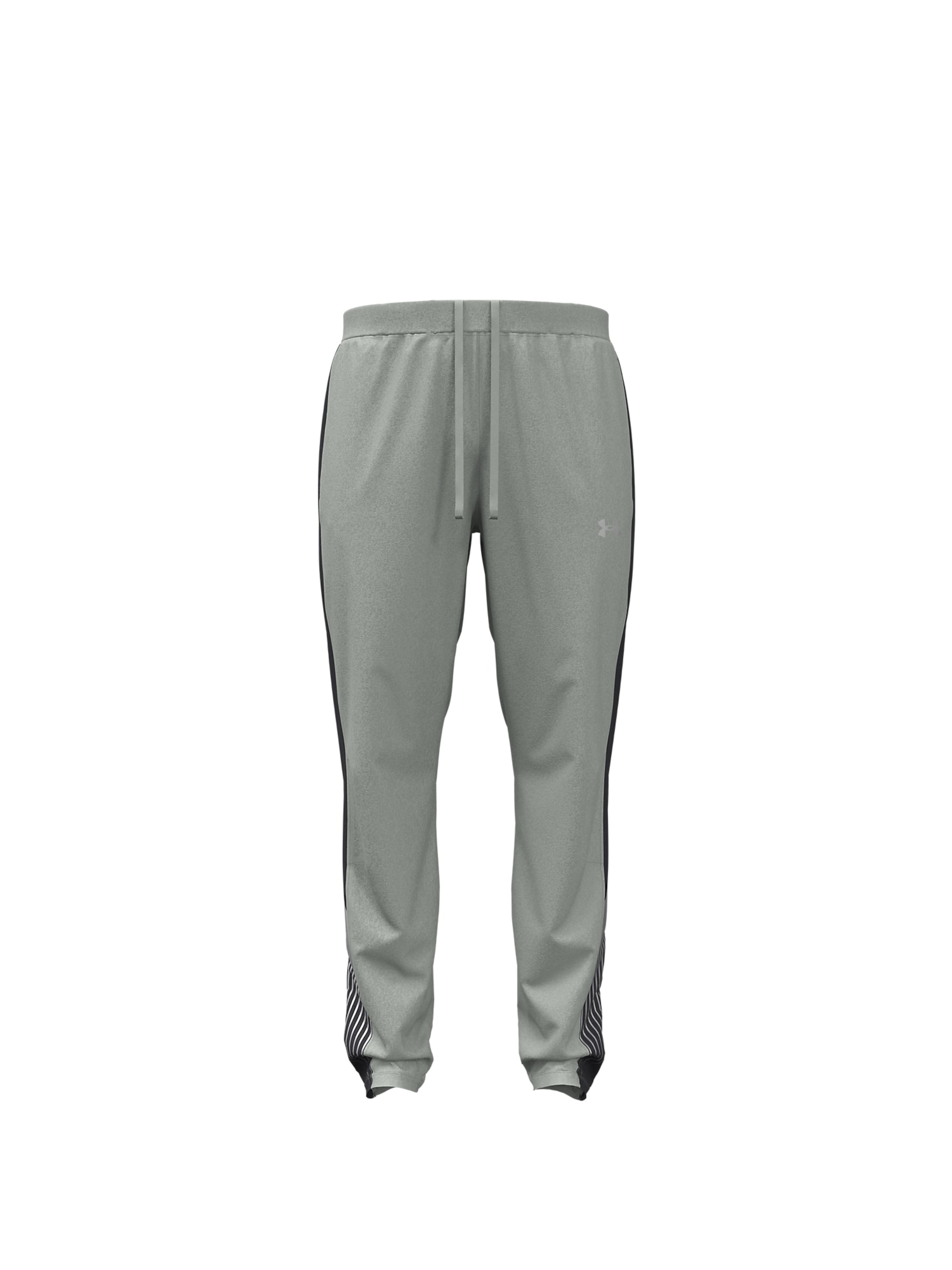 UNDER ARMOUR Slimfit Sportbroek 'Velociti' in Grijs: voorkant