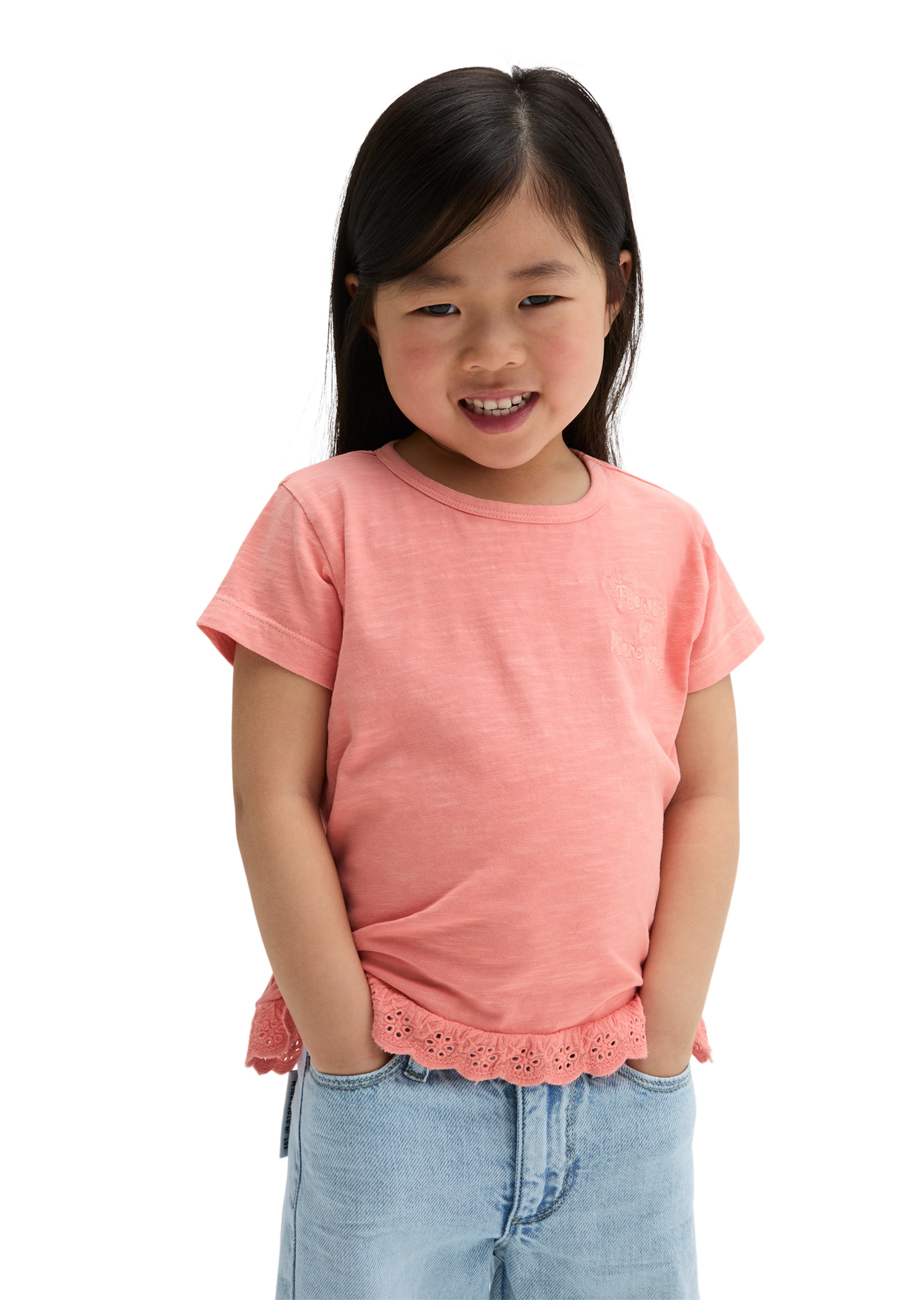 T-Shirt Marc O'Polo en rouge : devant