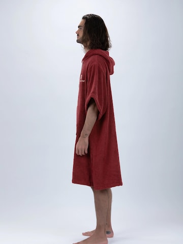 Pacifique Sud Sport-Bademantel 'Surf' in Rot