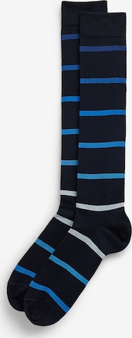IUMAN Intimissimi Uomo Lange Socken in Blau: Vorderseite