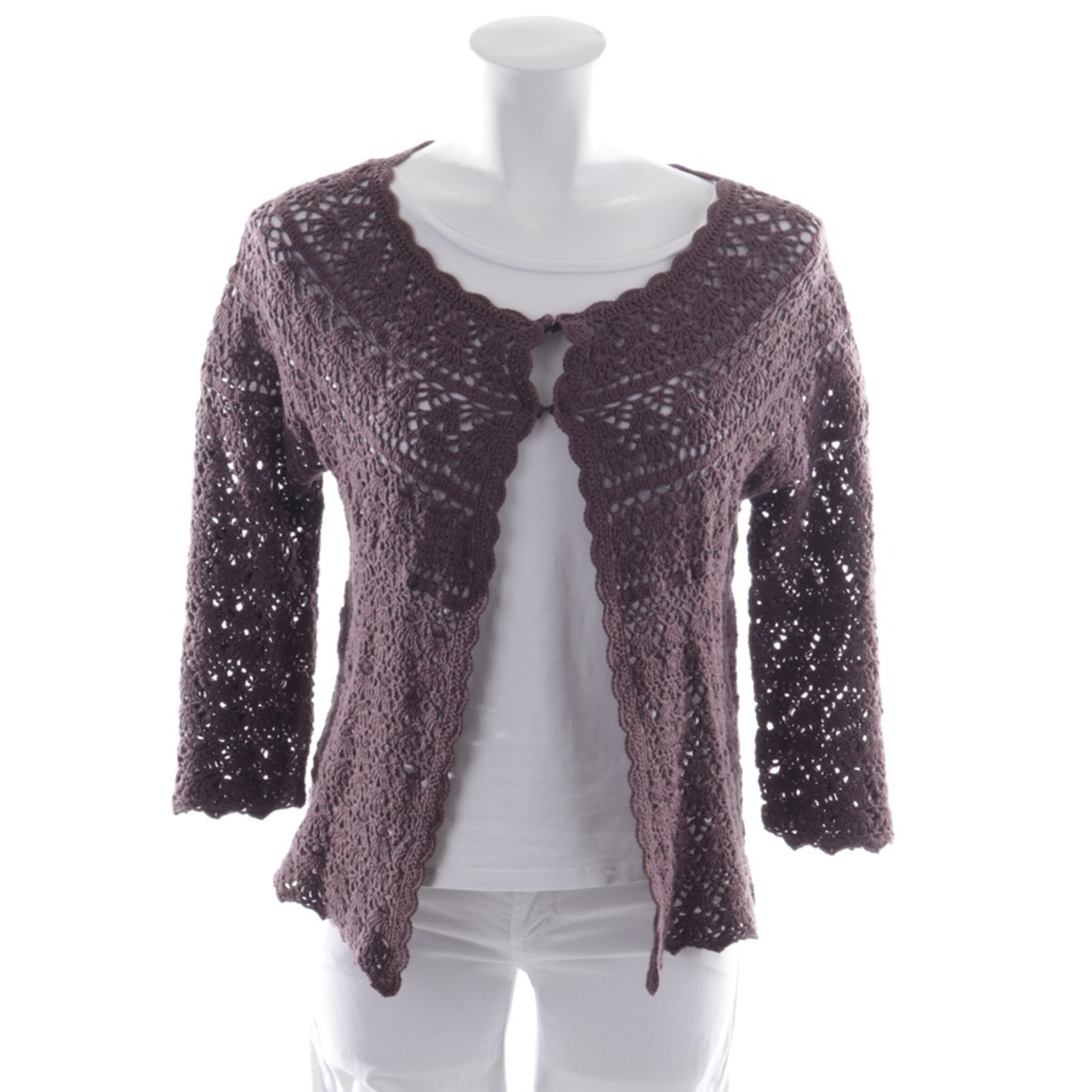 Hemisphere Sweater & Cardigan in S in Brown: front