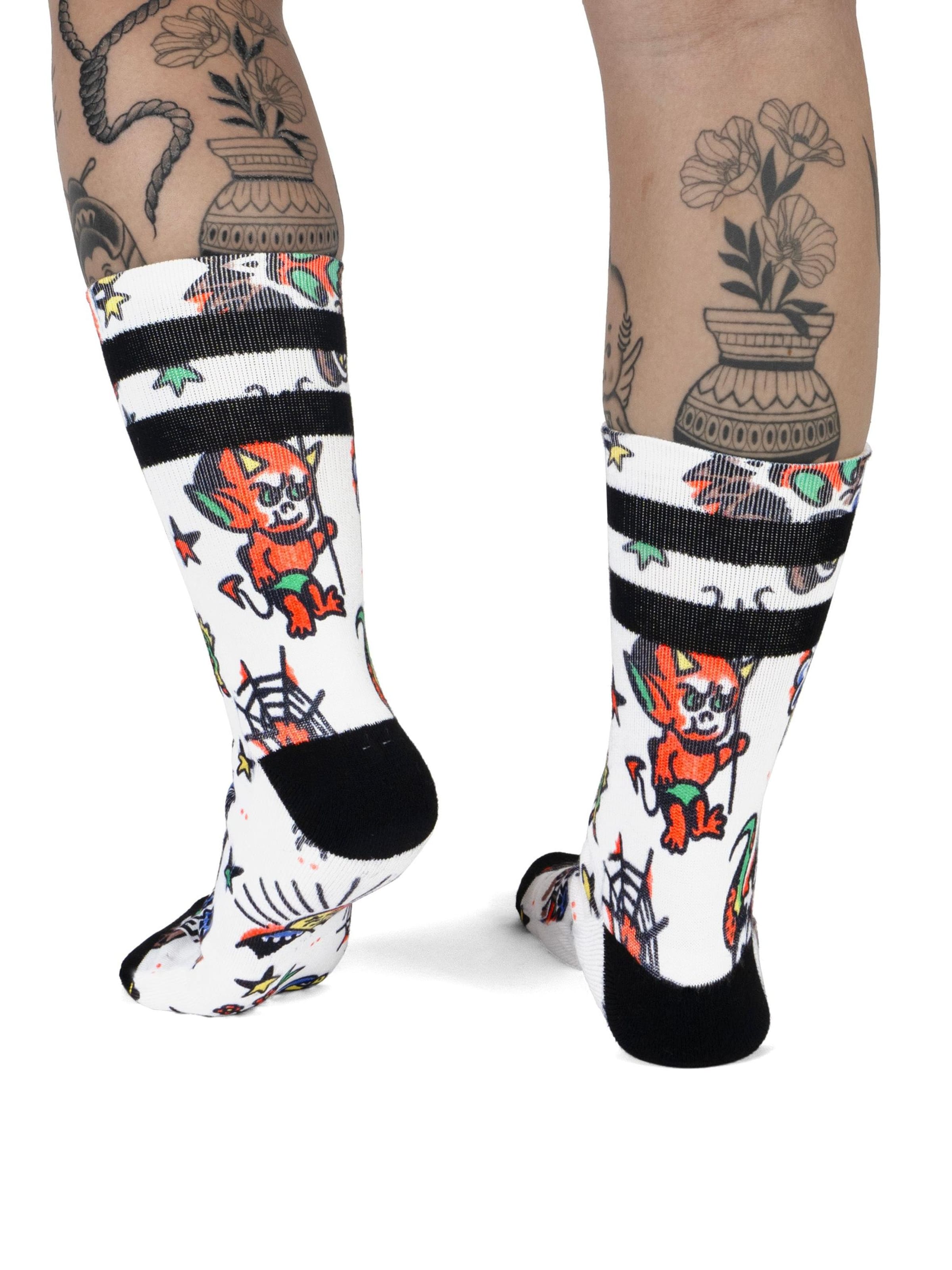 American Socks Socken 'Outlaw'‌‌ in Weiß