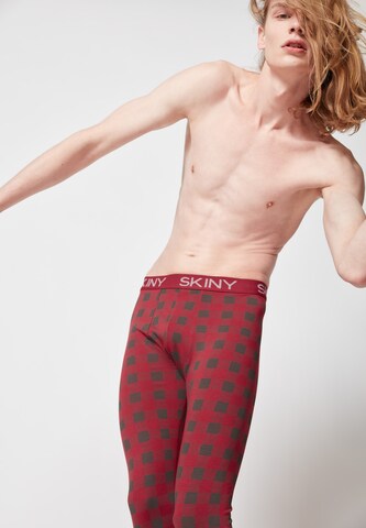 Skiny Long Johns in Red