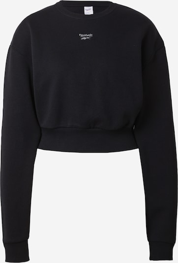 Reebok Sweater majica u crna / bijela, Pregled proizvoda