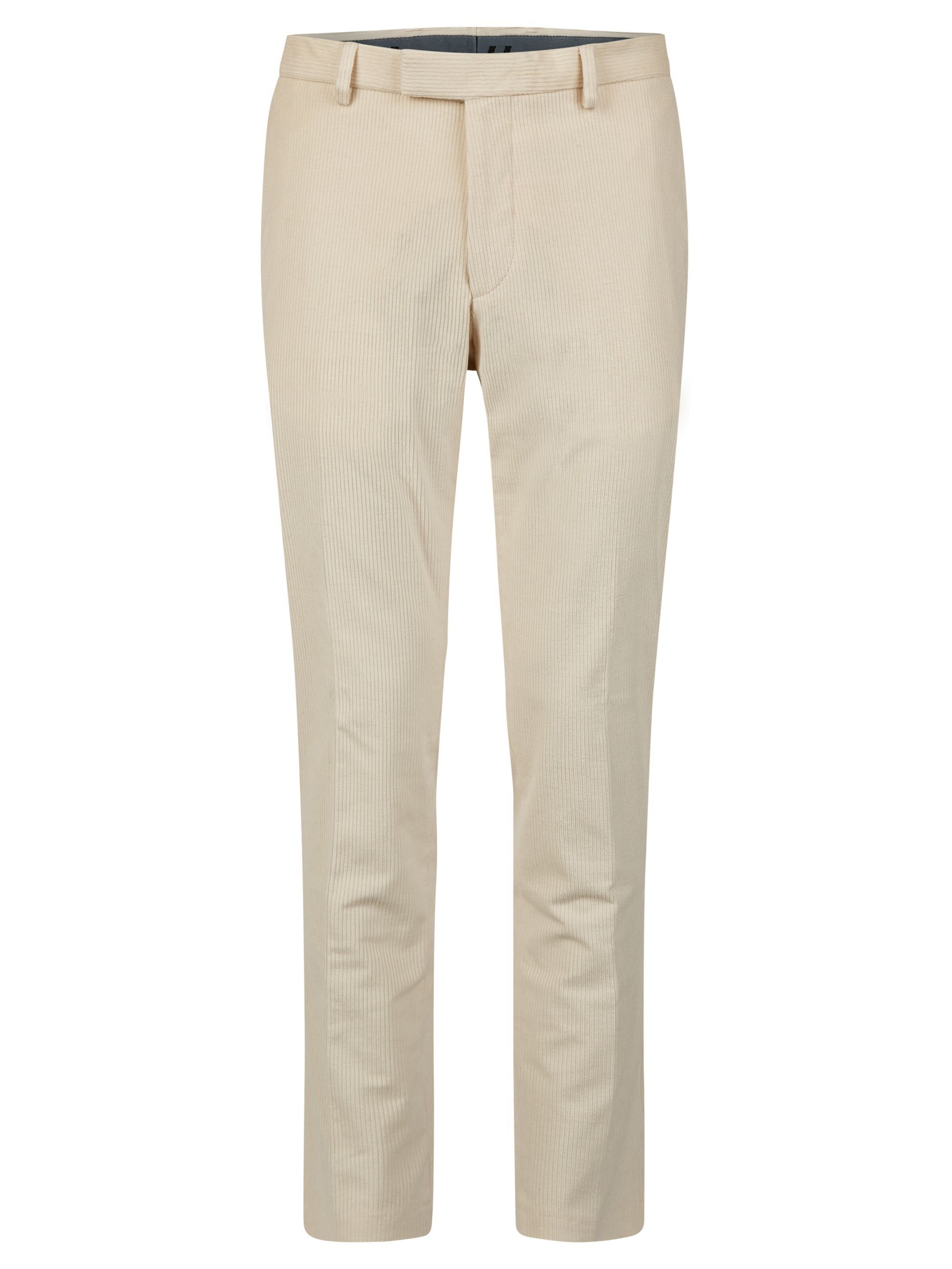 Coupe slim Pantalon HECHTER PARIS en beige : devant