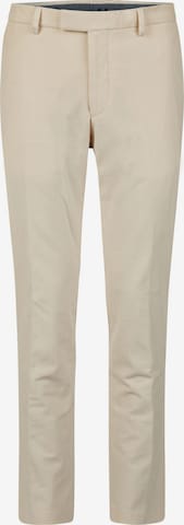 HECHTER PARIS Slim fit Pants in Beige: front