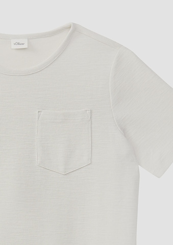 T-Shirt s.Oliver en blanc