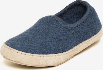 Gottstein Slippers 'Walkpantoffel Cheyenne' in Blue: front