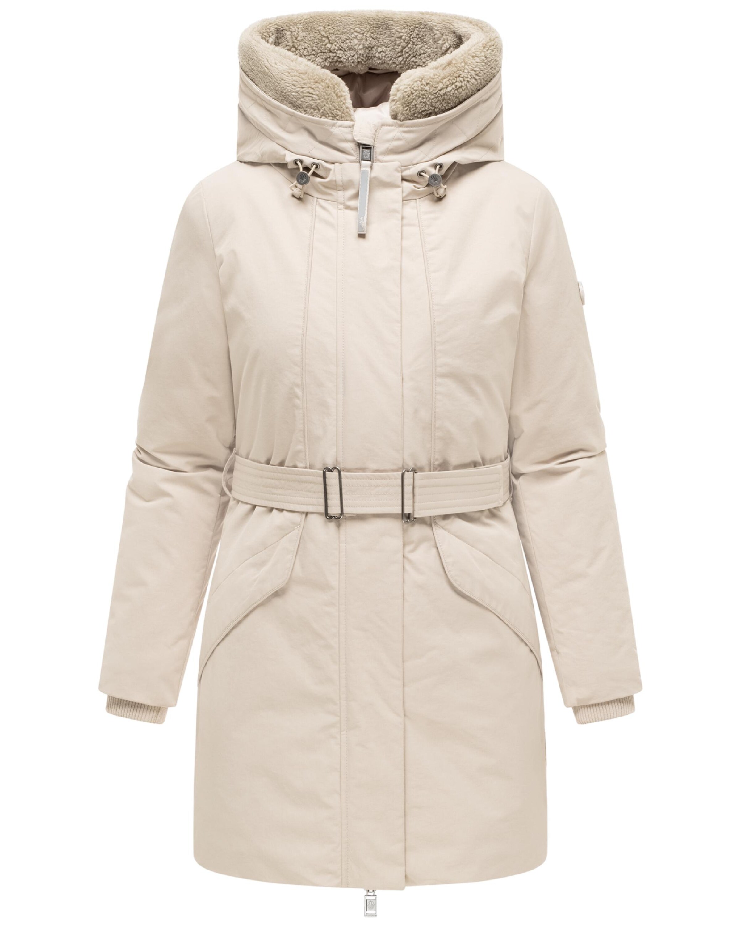 Cappotto invernale 'Calistaa 16' in XS MARIKOO di colore beige, Visualizzazione prodotti