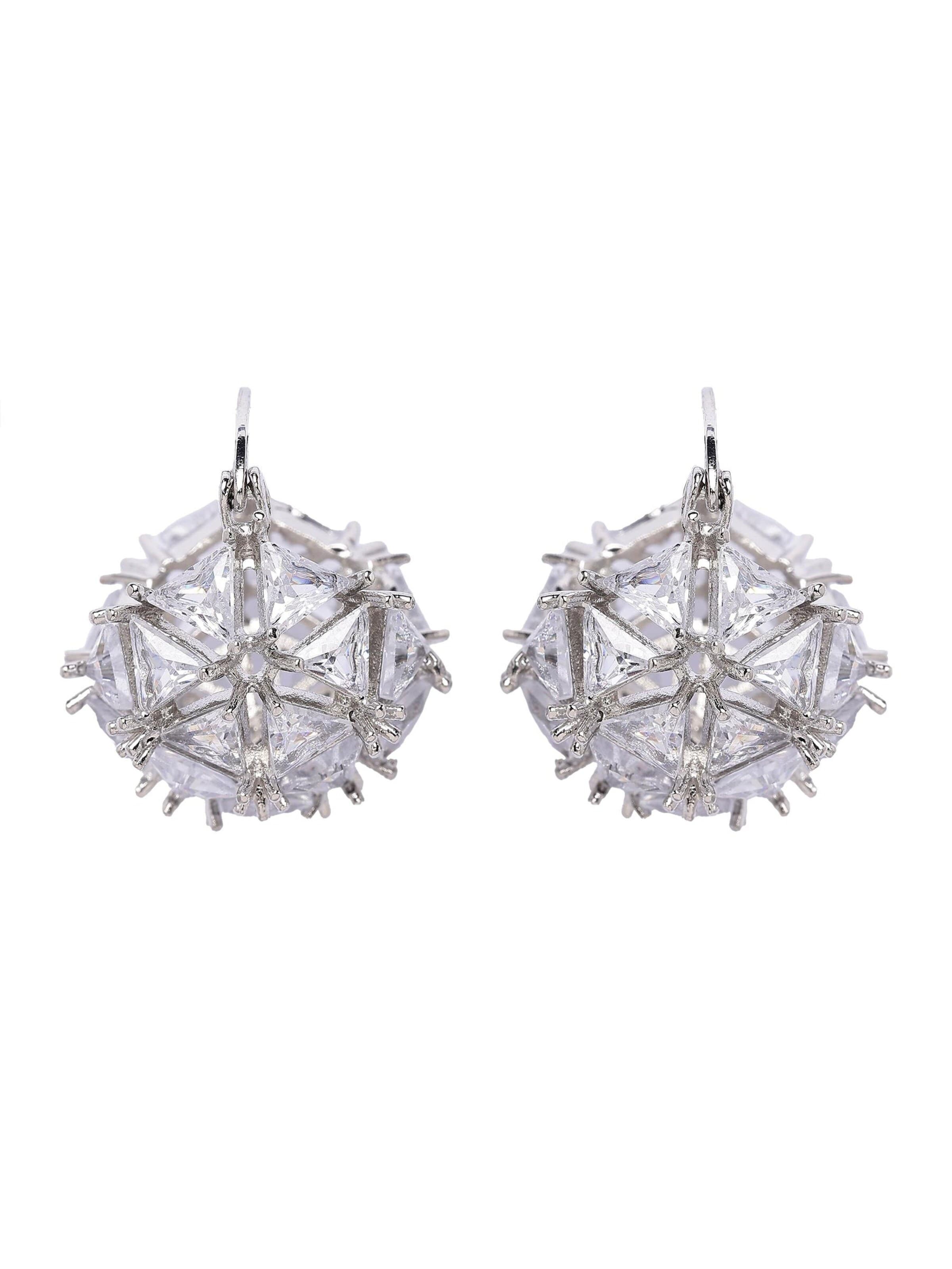 Boucles d'oreilles 'Wilmaette' AVANT-GARDE PARIS en argent : devant