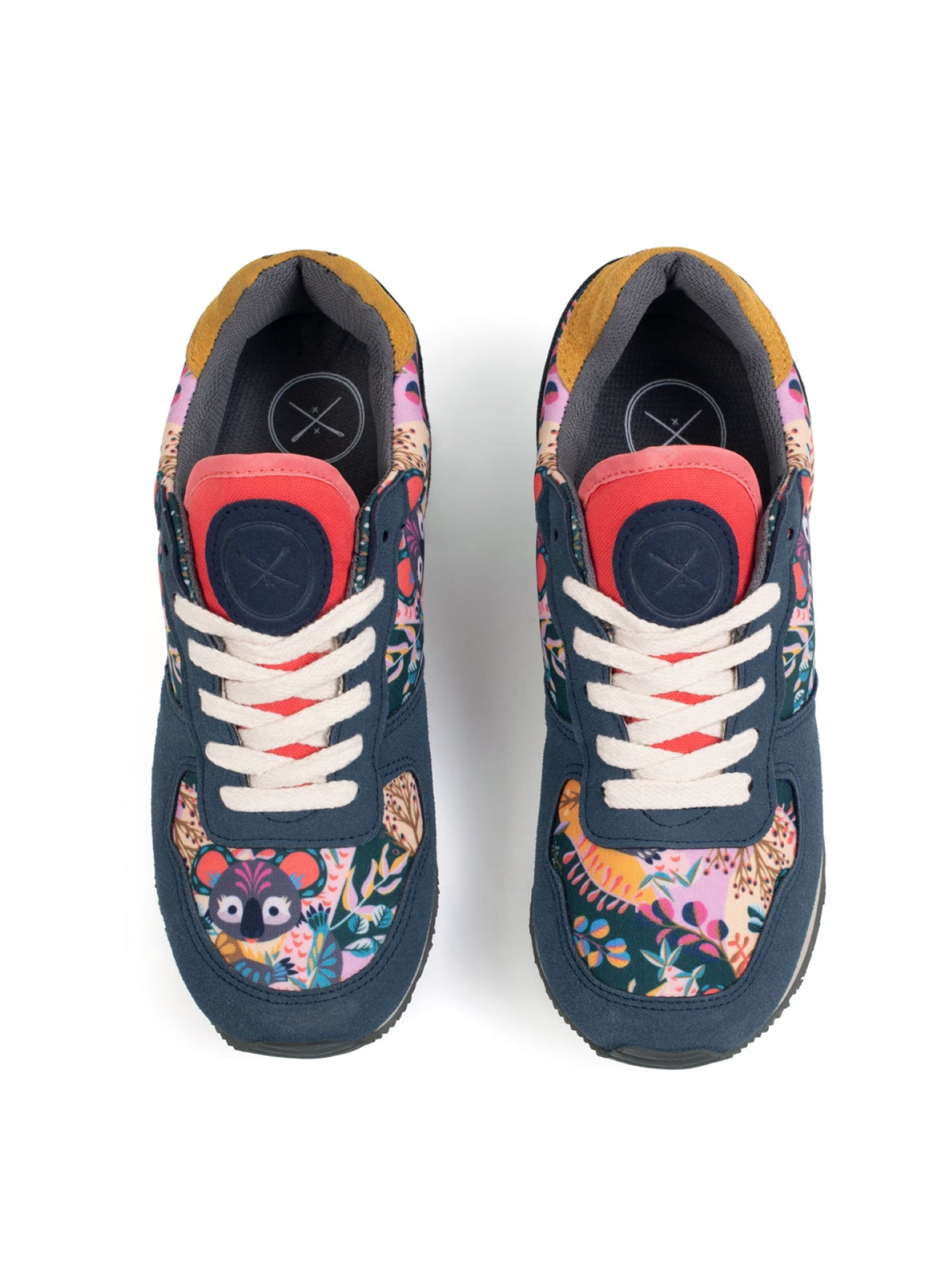 inkkas Platform trainers 'Inkkas Joey Vegan Sneaker' in Mixed colours