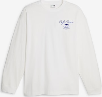 PUMA Shirt 'CLASSICS CAFE' in White: front