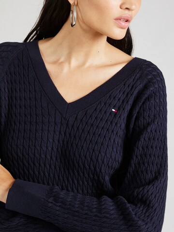 TOMMY HILFIGER Pullover in Blau