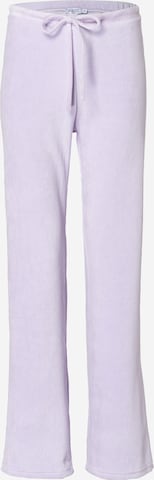 Bootcut Pantalon 'NINA' RECC en violet : devant