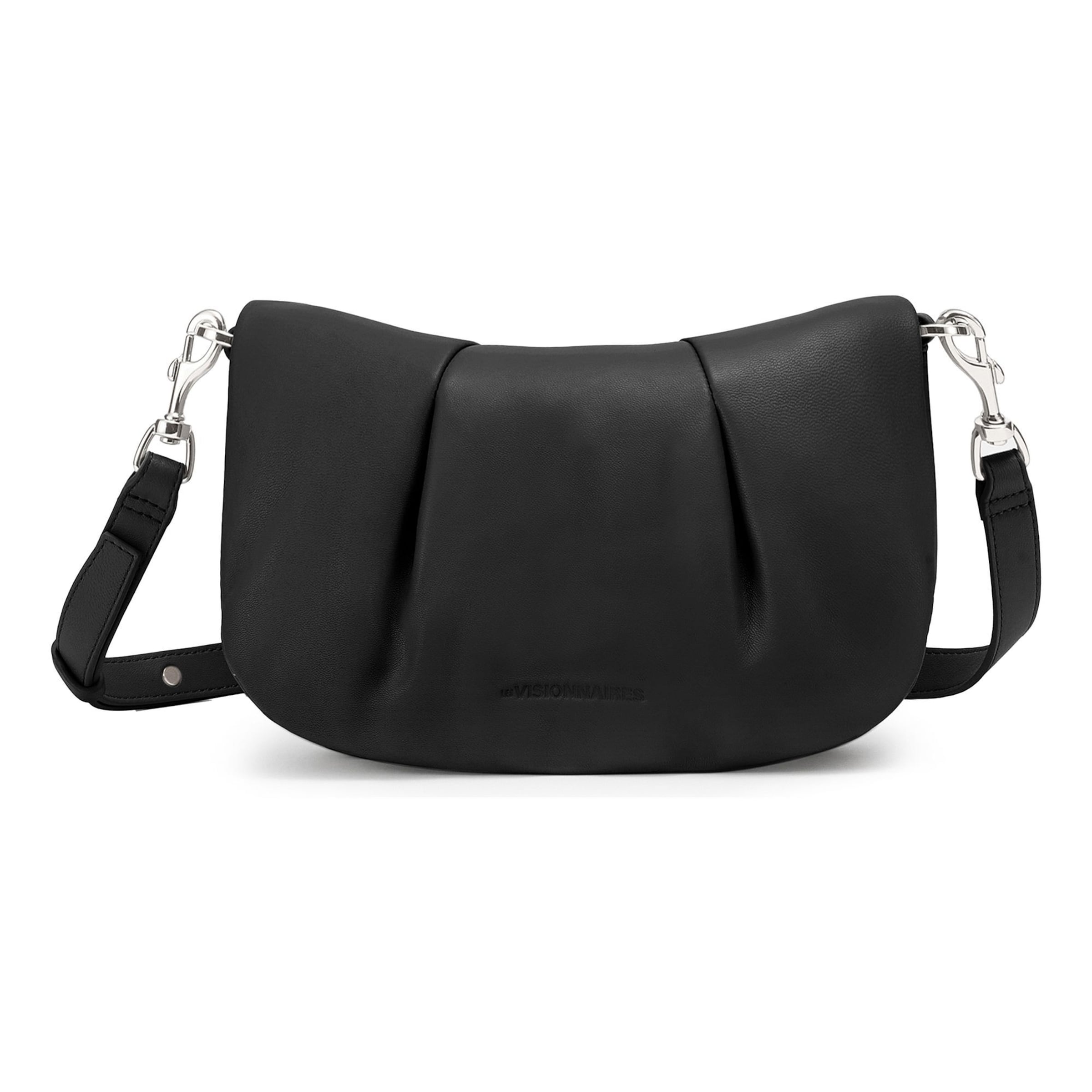 Les Visionnaires Crossbody bag 'Maelle' in Black: front
