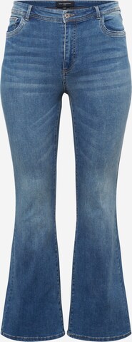 ONLY Carmakoma Flared Jeans 'Sally' in Blauw: voorkant